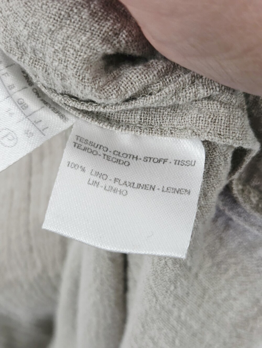 MaxMara Puro Lino Light Beige Old Money Pretty Minimalist Cardigan Size 12 Large - Picture 9 of 11